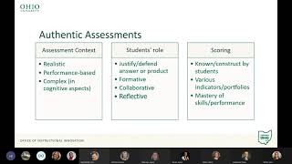 Authentic Assessments