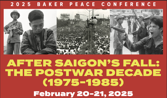  Flyer for the 2025 Baker Peace Conference  