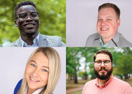  Four history graduate students 