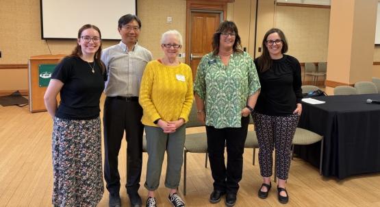  Caitlyn Neill, Chao-Yang Lee, Jennie Klein and Nicole Byrd, Lisa Martin 
