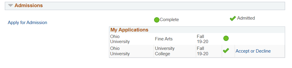 Multiple Colleges listed