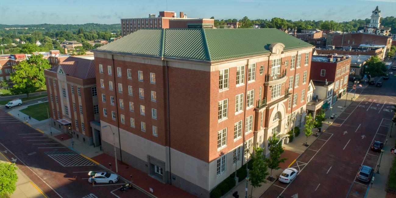 Copeland Hall aerial view