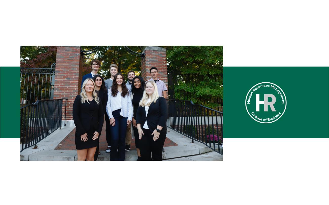 HR students in front of College Green