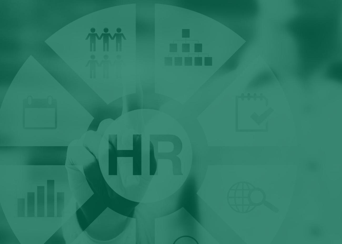 Screen with HR options