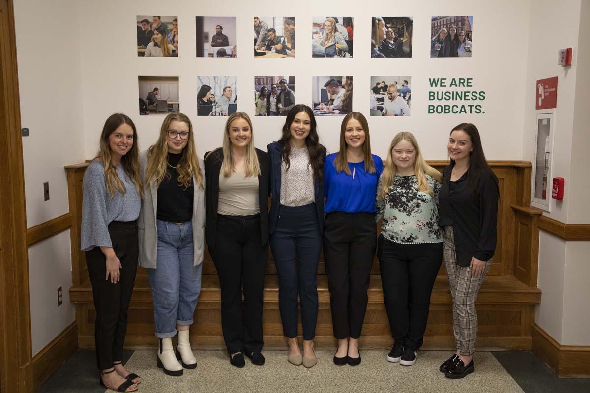 group of shrm students