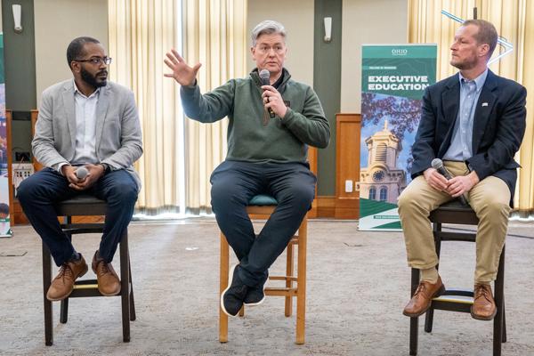 A trio of AI workshop speakers