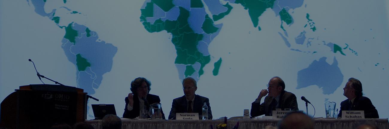 Baker Peace Conference panel in profile