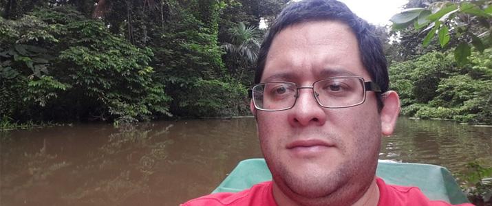Graduate student Juan Pablo Aguilar Cabezas studies is the population ecology of the vampire bat in Ecuador.