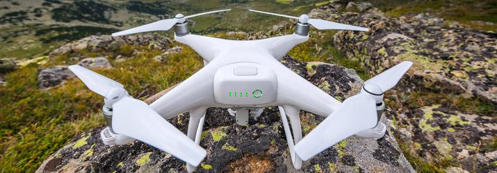 Earth Observation and Geographic Information Science, photo of drone