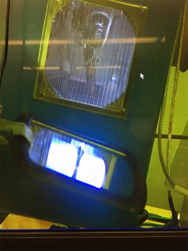 First plasma achieved with the Alphatross. November 2019. Photo by Don Carter.