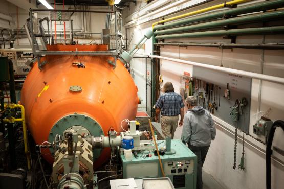 Equipment inside the Edwards Accelerator Lab