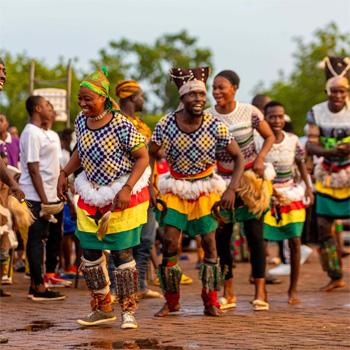 Ghana dancers