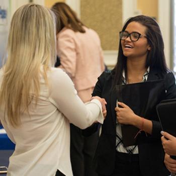 Participants at Ohio University Law Fair