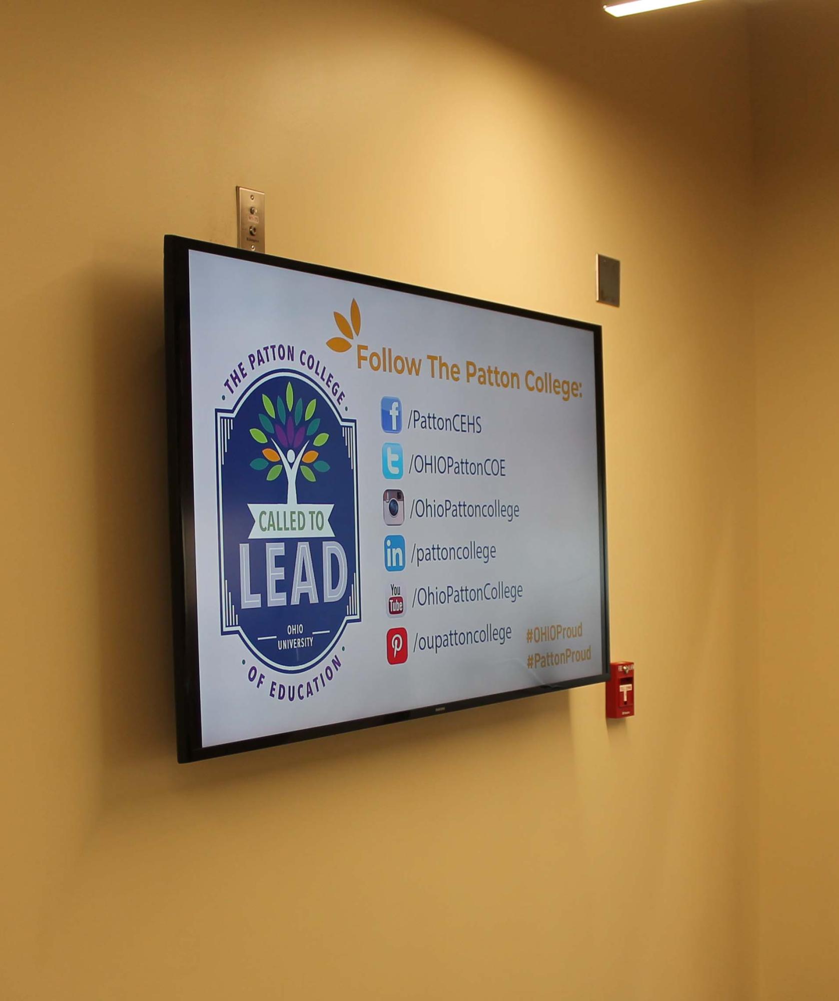 Patton College Digital Message Board