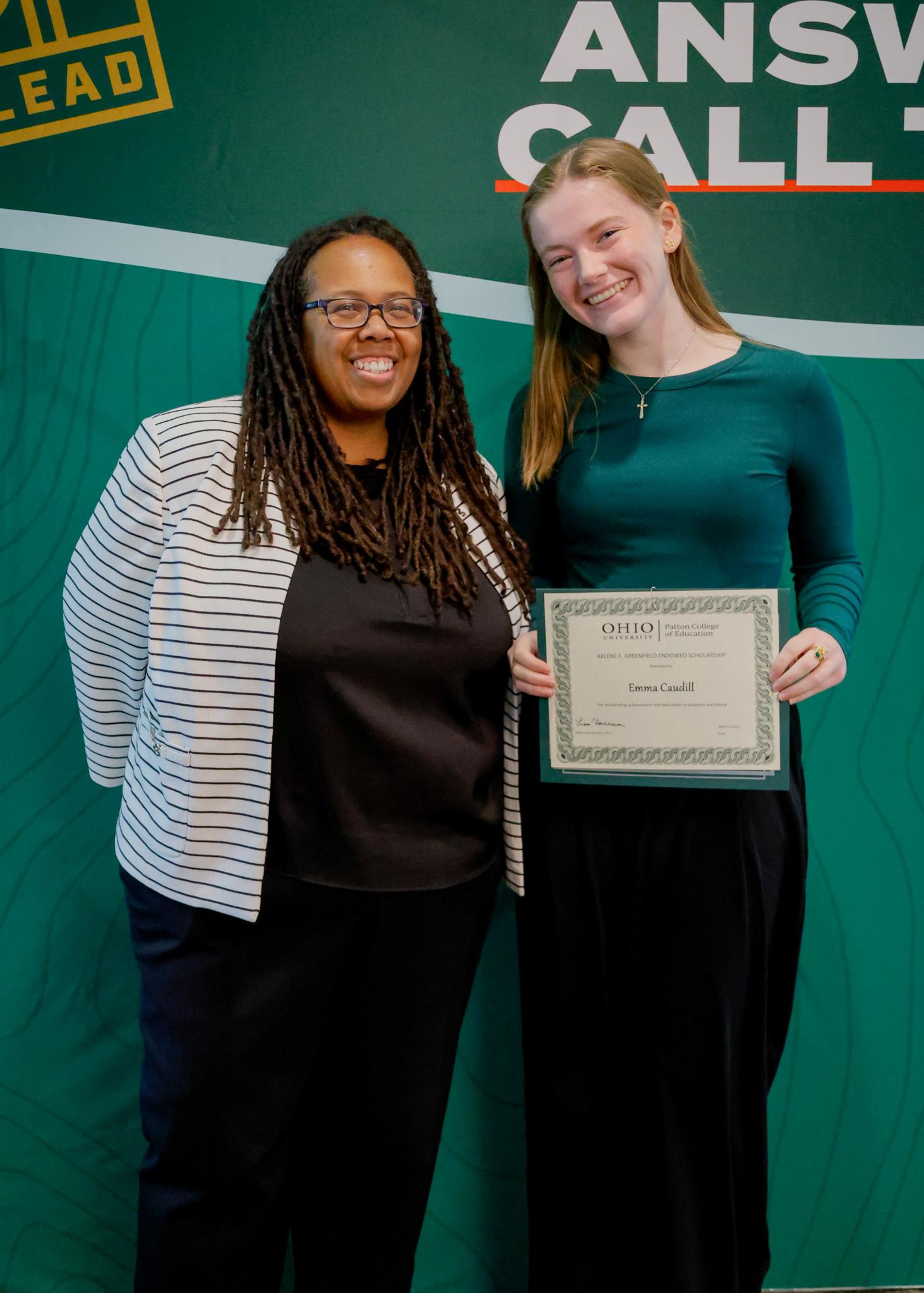 Arlene F. Greenfield Endowed Scholarship Winner 2024-25