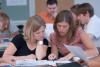 students studying