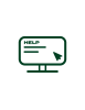 Computer with a help screen