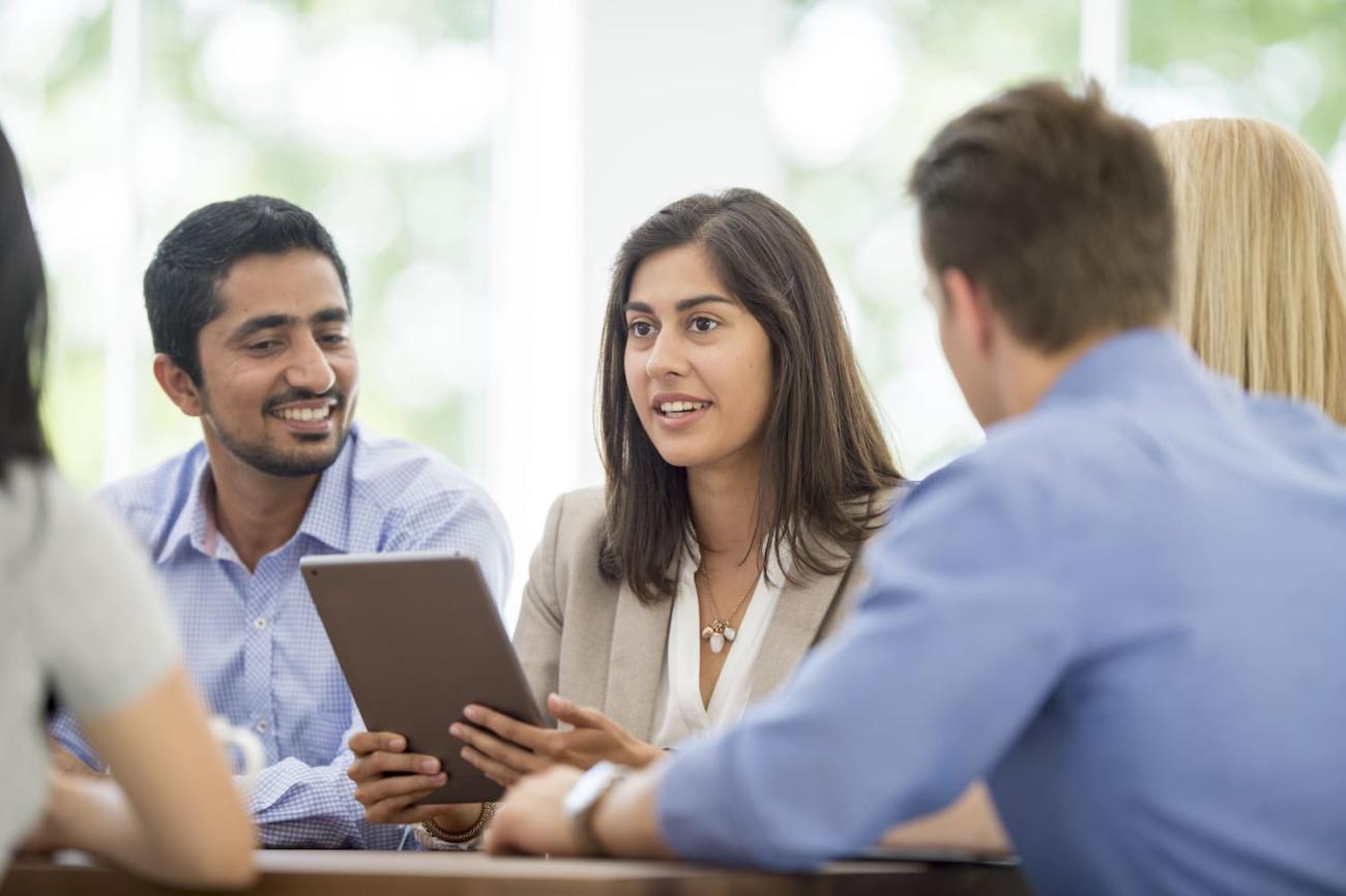 project managers in a meeting