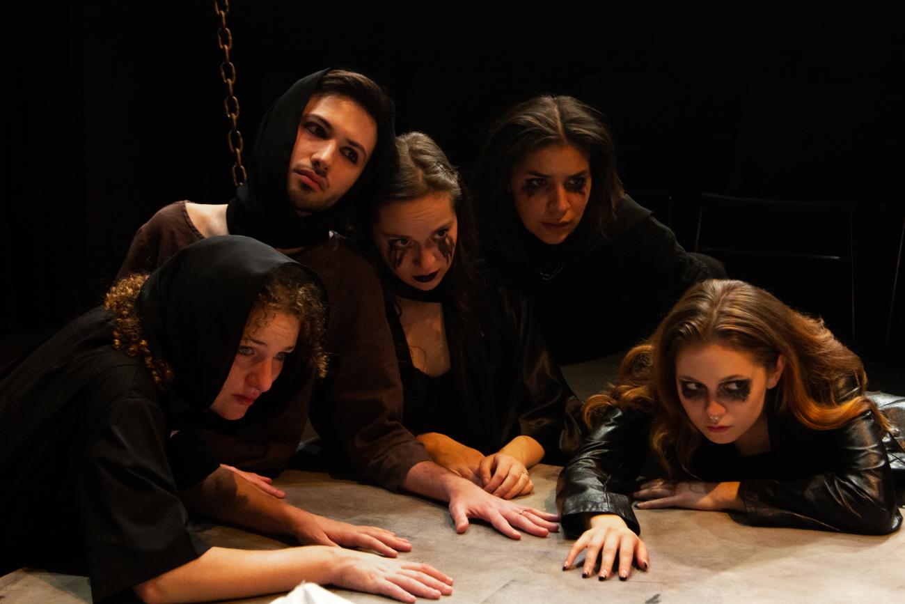 Theater Student Rehearsing 