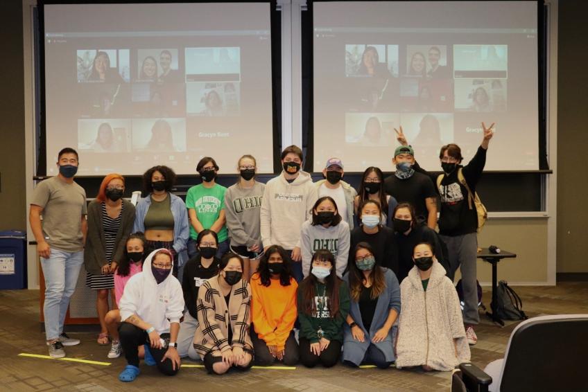 Group photo of the first general body meeting of the AAPISU