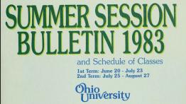 Ohio University Course Catalogs Thumbnail