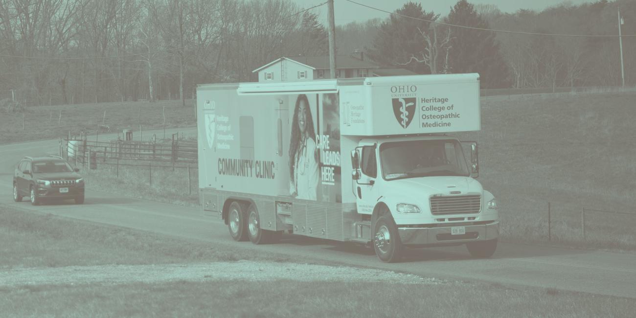 Heritage Community Clinic mobile vehicle