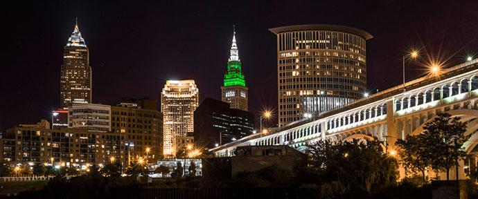 Cleveland skyline
