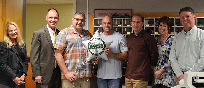 John Dehman receives award