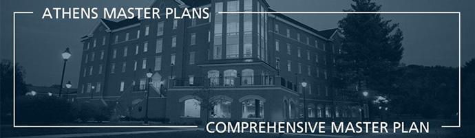 Athens Master Plans text over building