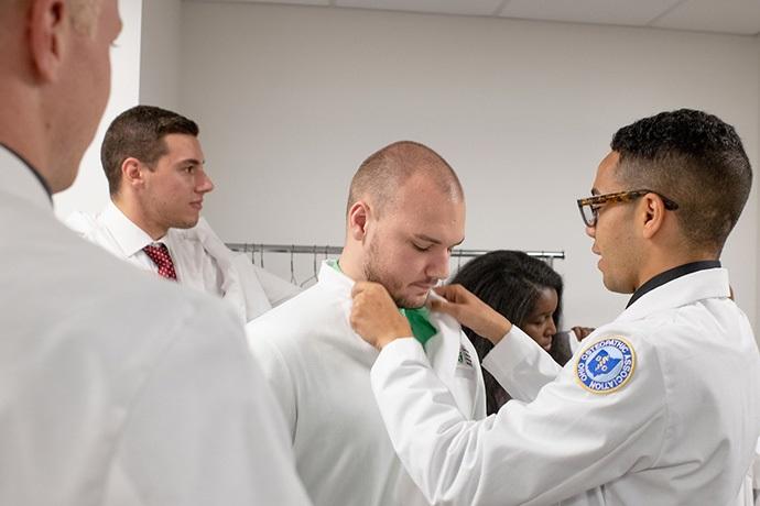 TCC Class of 2021 whitecoats