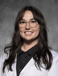 head shot of Kaitlyn Payne in white coat