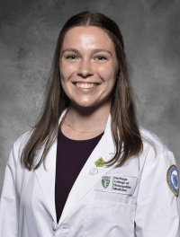 head shot of Katie Wisniewski in white coat