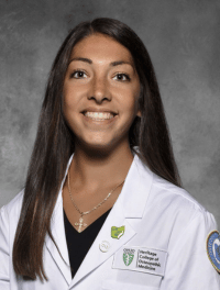 Head shot of Kendall Anenson in white coat