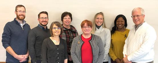 Faculty members of the Ohio Rural Physician Training Pathways pose for a group photo