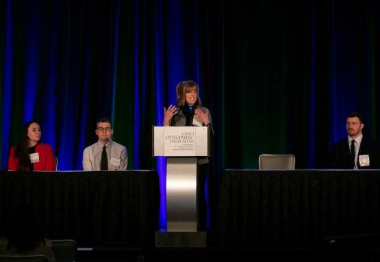 HCOM student present research findings at 2024 OOS