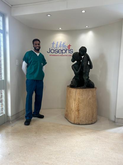 HCOM student Cameron Nicholson in South Africa