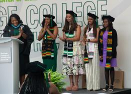 Students are recognized at HCOM's inclusion graduation celebration