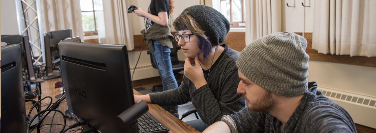 GRID Lab students work on project together