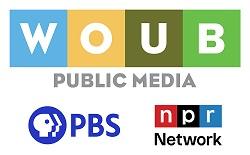 WOUB cobranded logo