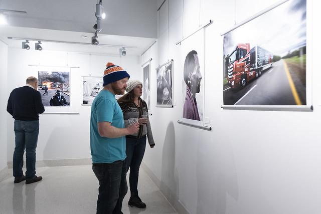 Dan Dry exhibit in VisCom gallery.