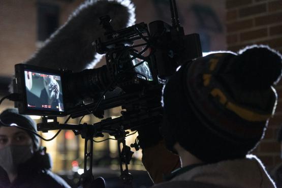 Filming at night