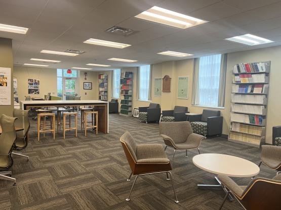 Inside Lasher Learning Center.