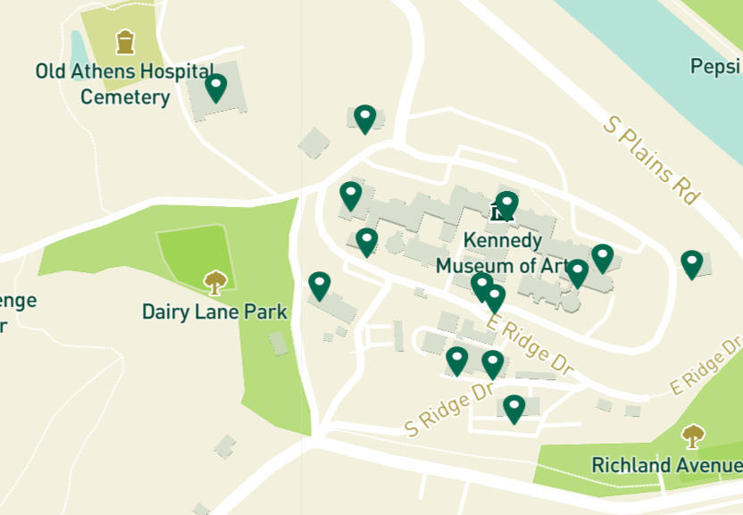 Building directory map of The Ridges