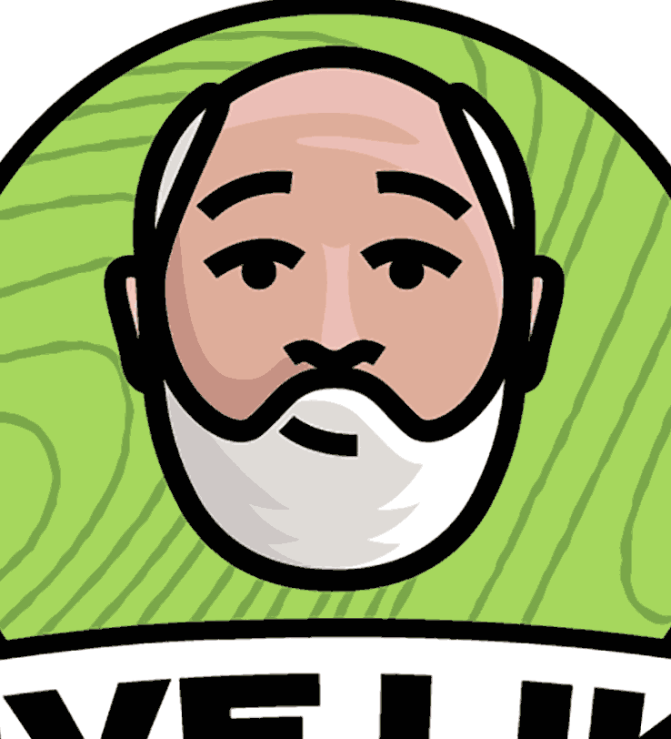Give Like Gary illustration of happy senior male