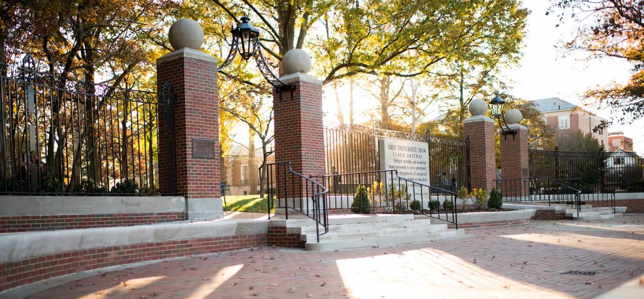 Class Gateway with sunbeams bursting through