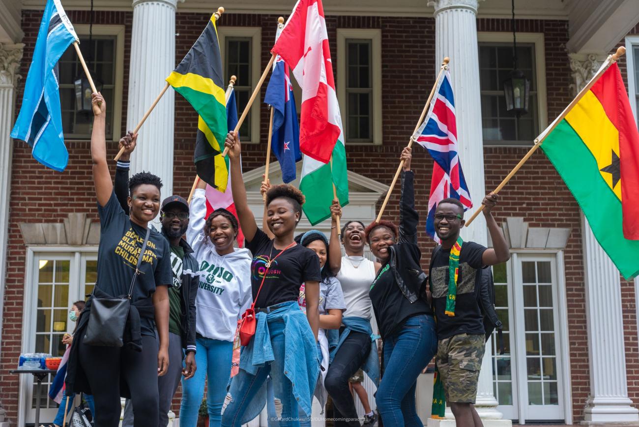 2021 International Student Union Homecoming parade