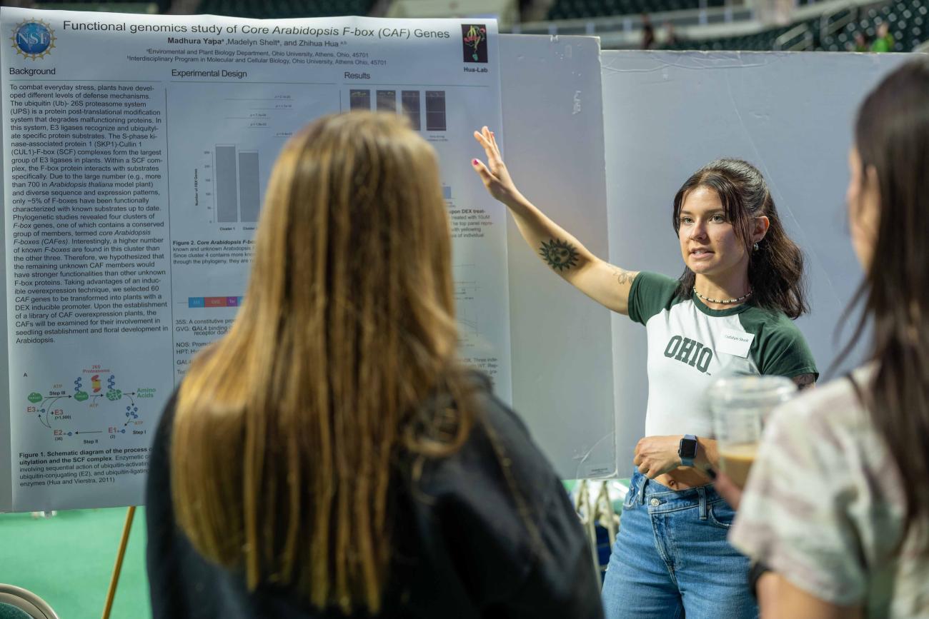 Expo Student talking about their project