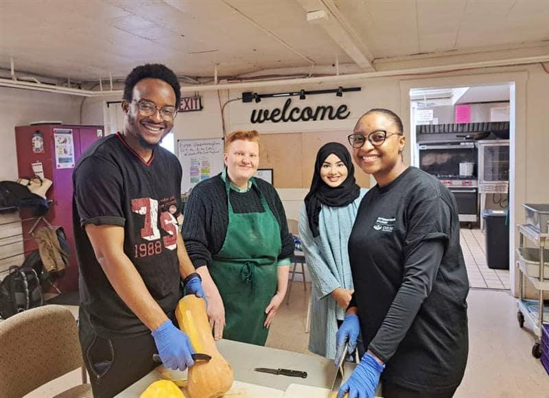 GSS members doing community service