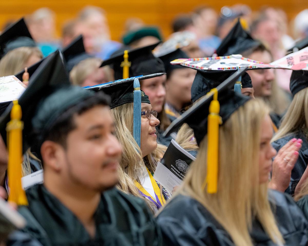 This image is a photo of a crowd from the graduate recognition ceremony image from Regional Campus locations