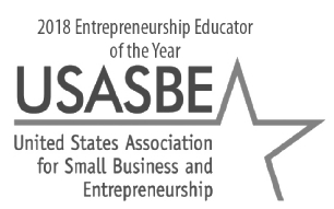 2018 Entrepreneurship Educator of the Year - United States Association for Small Business and Entrepreneurship